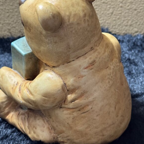 Disney Charpente Classic Pooh Bear Picture Frame Sitting Pose Vintage Resin - Picture 4 of 5